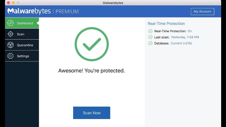 Malwarebytes Kötü Amaçlı Yazılımdan Koruma Ücretsiz