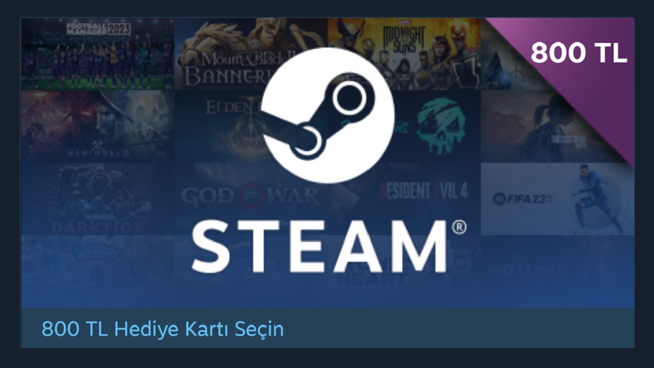 steam hediye kartı