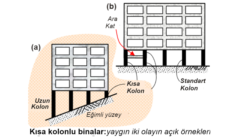 kısa kolonlu yapılar